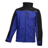 Campera Softshell Negra Térmica Impermeable Nieve Combinada