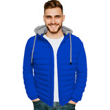 Chaqueta Acolchada Para Hombre Con Capota En Algodón 