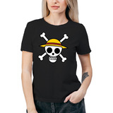 Polera Mujer One Piece Anime Manga Algodón Orgánico Ani27