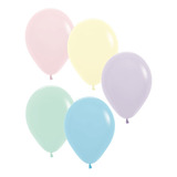 Globo N°9 R-9 Sempertex | Bolsa 50 Unidades Color Pastel Mate Surt 600