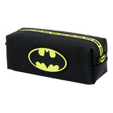 Cartuchera Canopla Dc Comics Batman Rectangular Mooving Color Negro