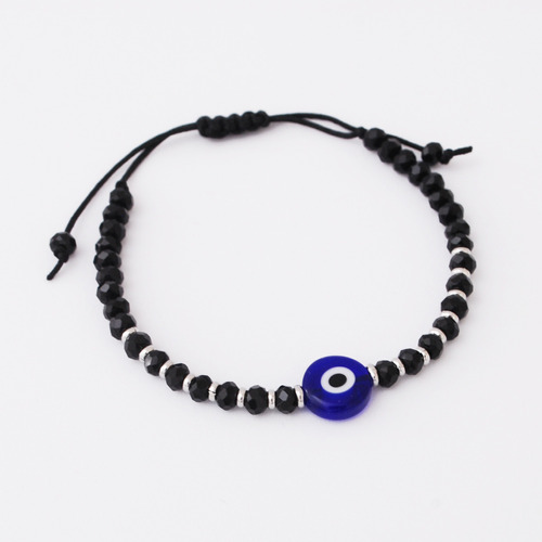 Pulsera, Ojo Turco, Acero, Cristales, Amuleto