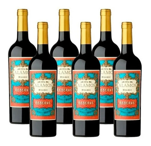 Vino Alamos Reserve Malbec 750ml Caja X 6u