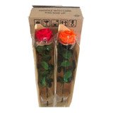 Caja X6 Rosas Preservadas Con Tallo Premium - Verdissimo