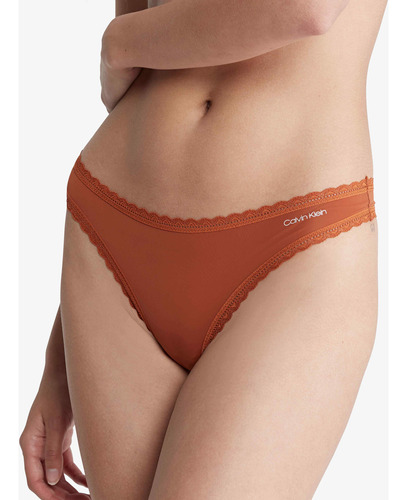 Tanga Flirty Naranja Para Mujer Calvin Klein