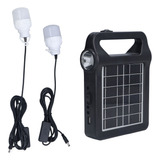 Kit De Iluminación De Panel Solar, Batería Led De Emergencia