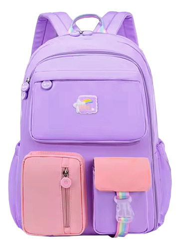 Mochila Bolsa Feminina Escolar Delicada Moda Abertura 180°