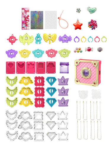 Kits De Juguetes De Joyería Para Niñas, Pequeño 76 Piezas