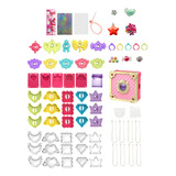 Kits De Juguetes De Joyería Para Niñas, Pequeño 76 Piezas