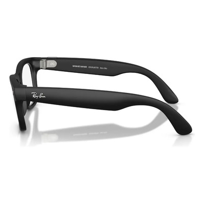 Gafas Ray-Ban Wayfarer Meta, color negro mate\u002Ftransparente, talla 53, color negro mate | Meses sin interés