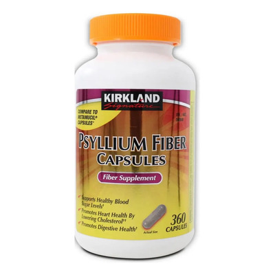 Kirkland Fibra De Psyllium Con 360 Cápsulas Sabor Sin Sabor | Envío gratis