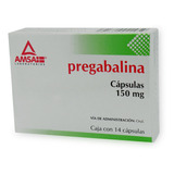 Pregabalina 14 Cápsulas 150mg