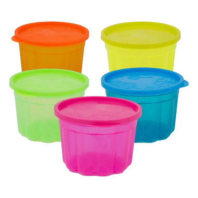 Molde De Gelatina Individual Plástico Postre Cocina 5pz | MercadoLibre
