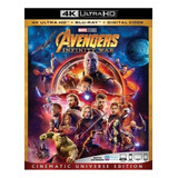 Blu Ray 4k Ultra Hd Avengers Infinity War Marvel Dc 