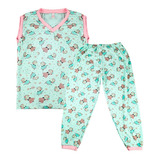 Kit 3 Roupa De Dormi Infantil Pijama Regata E Calça Menina