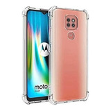 Capinha Anti Impacto Para Moto G9 Play + Película De Vidro3d