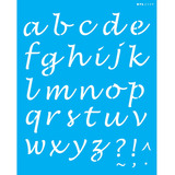 Stencil Alfabeto Lucinda 20x25 Opa 2509