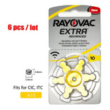 Batería Pila Rayovac Pr70 Tipo 10 1.45 V Original Pack X 6