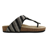 Sandalias Mujer Hush Puppies Ojotas Canutillos Cuero Olivie