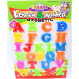 Letras Números Imanes Heladera Pizarra 4 Cm Super Cla Fd8-06