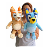 Peluche Juguete Bluey Y Bingo Hermanas Las Dos 35cm