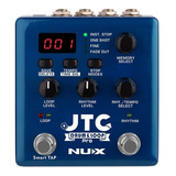 Nux Ndl-5 Jtc Pedal Looper Y Caja De Ritmos Para Guitarra Color Azul