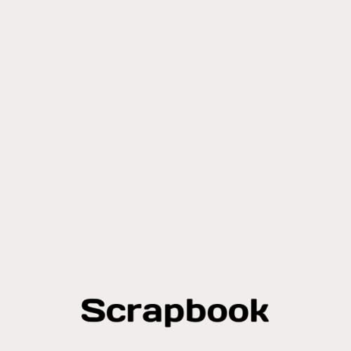 Scrapbook - Cuaderno Hojas Negras - Formato Cuadrado - Album
