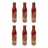 6 Pzas Ouro Shampoo Matizador Rojo 250ml