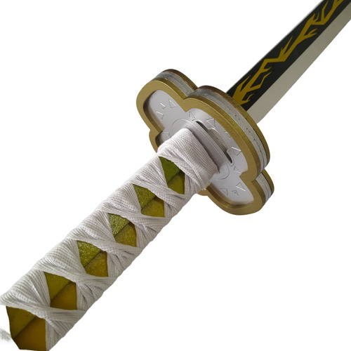 Espada Katana Zenitsu 90cm Demon Slayer - Frete Grátis