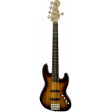 Bajo Activo Squier Jazz Bass Deluxe 5 Cuerdas Sunburst