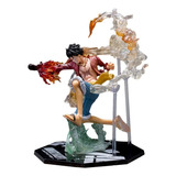 Anime One Piece Monkey D Luffy Batalla Modelo Pvc