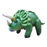 Dinosaurio Inflable Triceratops De 109cm, De Vinil