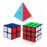 Cubo De Rubik Juego De Tres Piezas 2x2 3x3 Cubo Pirámide