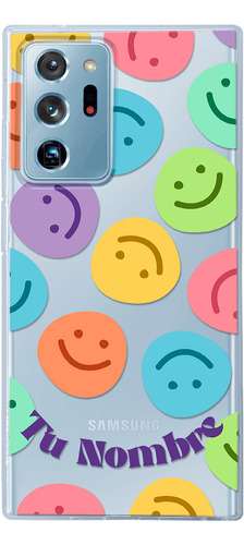 Funda Para Galaxy Para Mujer Caritas Felices Tu Nombre