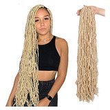 Extensión De Pelo Sintético Con Diseño De Rastas Trenzadas