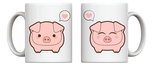 Tazas Chanchitos - Combo Pareja - Adorables