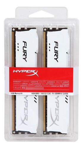 Kingston Ram Ddr3 Hyperx 1866mhz/ 2x8gb 1.5v