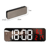 Reloj De Pared Decorativo Led Digital 3d Con Batería Recarga