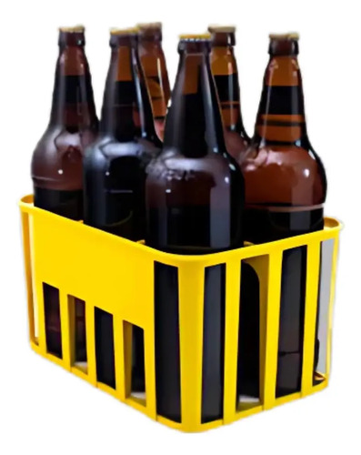 Porta Garrafa Para 6 Vasilhames De 600ml Cerveja Engradado