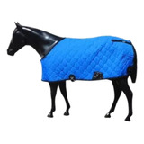Capa Forrada Para Cavalo Fechada No Peito Mreis Oficial Azul