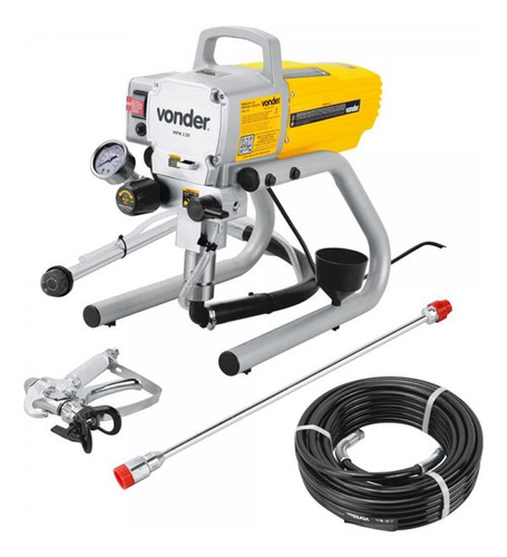 Vonder Mpa 120 Máquina De Pintura 1,2 Hp  Sistema Airless 900w 220v Com Acessórios Completa Pintura Residencial E Industrial