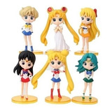 Muñeca Figura Sailor Moon Set X5 - Anime + Obsequio