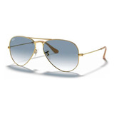 Anteojos Gafas Lentes Sol Rayban Aviador Metal Rb3025l001/3f