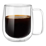 Taza Vaso Doble Vidrio Pocillo Café 160ml Barista Frio/calor