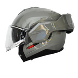 Capacete Hjc Robocop I100 180 Articulado Cinza Escamoteavel