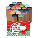 10 Tubos Lata 20 X 6 Personalizado Natal