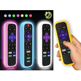 Cubierta De 4 Paquetes De Onebom Para Roku Remote, Case Para