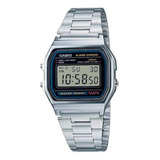 Relogio Casio Unissex Vintage Prata - A158wa-1df