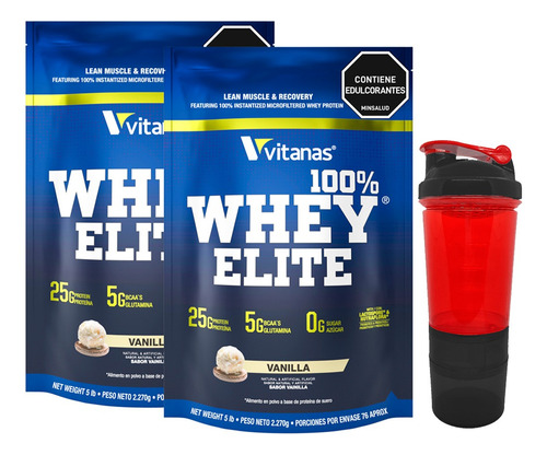 Whey Elite 10lbs Vitanas ¡envío Y Obsequios Gratis!