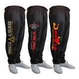 Triple Pack Pantalones Baggys Microfibra Premium Gym Genetic